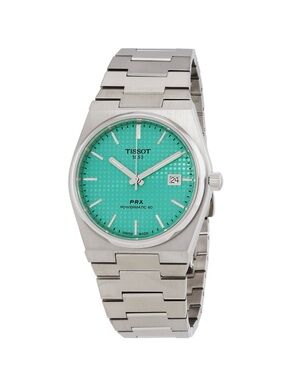 Tissot PRX Powermatic 80 Men’s Stainless Steel Watch -Tiffany blue Dial with Box